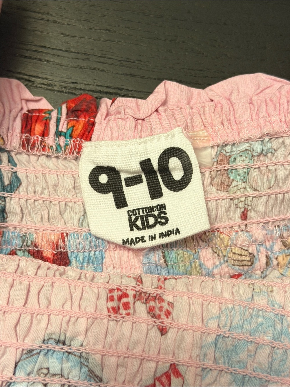 Cotton On Pink Cherry & Apples Girls' Sundress size 9-10 - no tags - Never worn - Picture 2 of 2